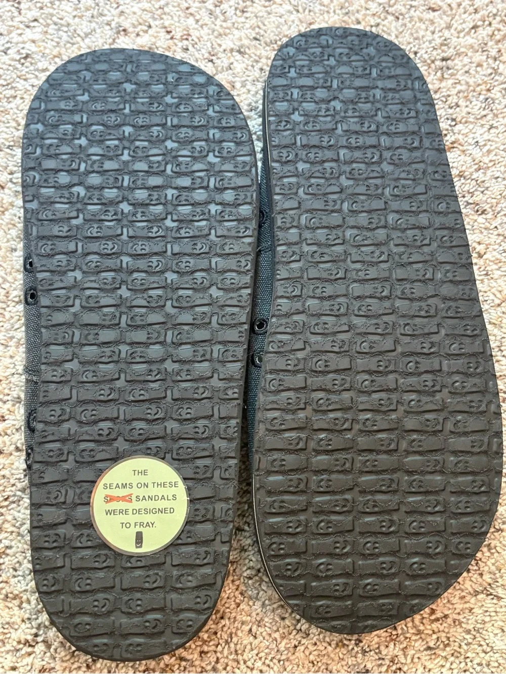 Sanuk Men's Black Canvas Slip-On Shoes